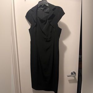 Dina Bar-el classic fitted black dress size medium